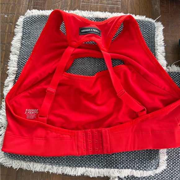 Savage X Fenty Vibrant Red Sports Bra - Picture 7 of 8